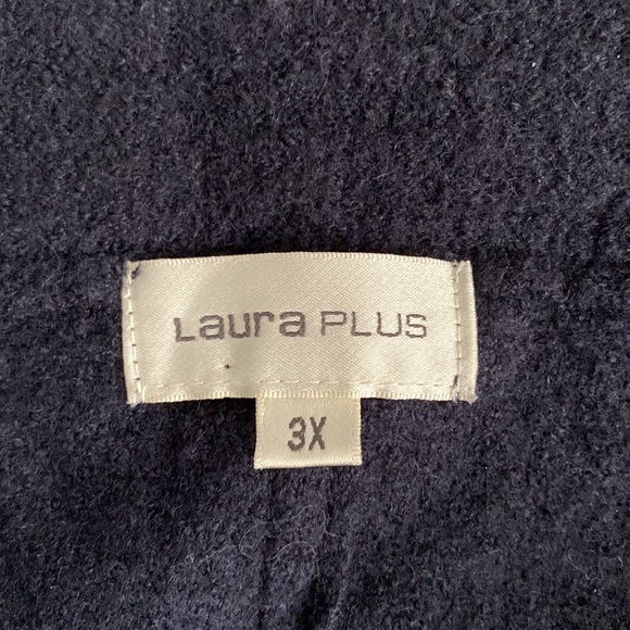 Navy Blue Wool Coat - Picture 7 of 8